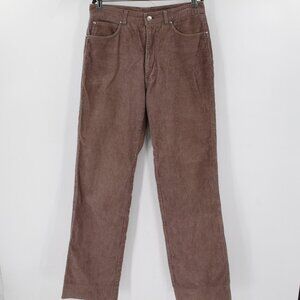 Vintage Sergio Valente Pants adult 30x31 Corduroy Flat Front Cotton Blend retro